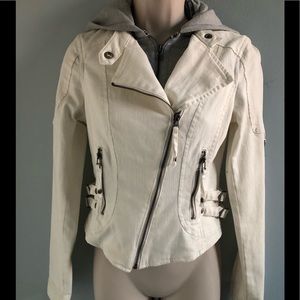 NEW “GUESS” DENIM WAIST JACKET WITH ZIP OUT LINING